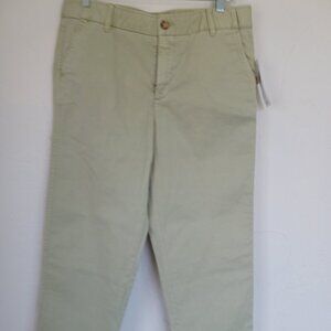 Coldwater Creek Pale Green Capris SZ 10P NWT